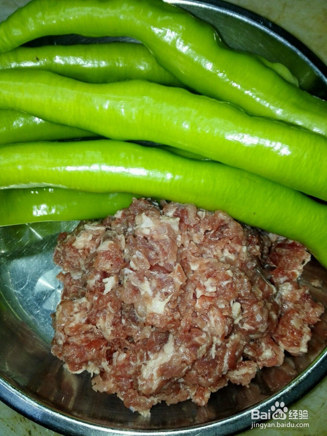 肉末酿尖椒——闽菜