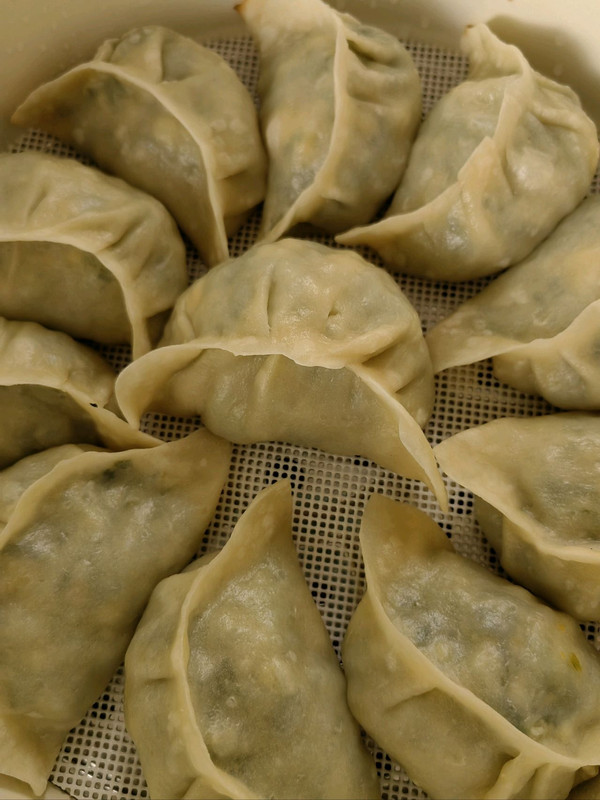 小白菜烫面蒸饺