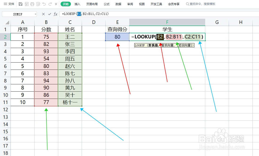 lookup函数怎么用