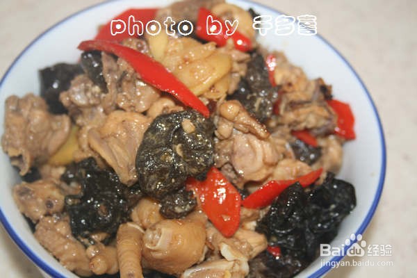 家庭木耳姜片炒鸡怎么做？