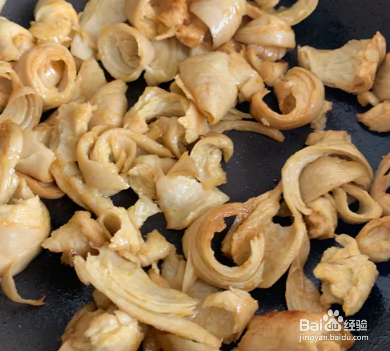 下饭菜—青椒炒面筋