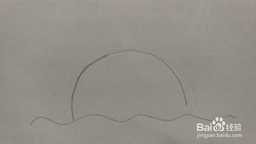 鲸鱼——简笔画