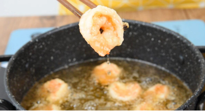 金沙虾仁的做法