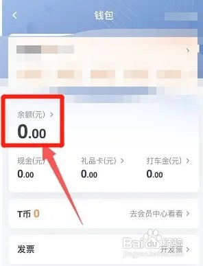 T3出行怎么查看钱包余额明细?