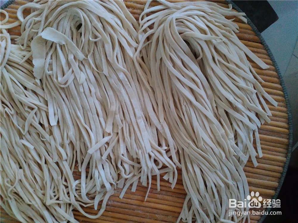 蘑菇白菜打卤面