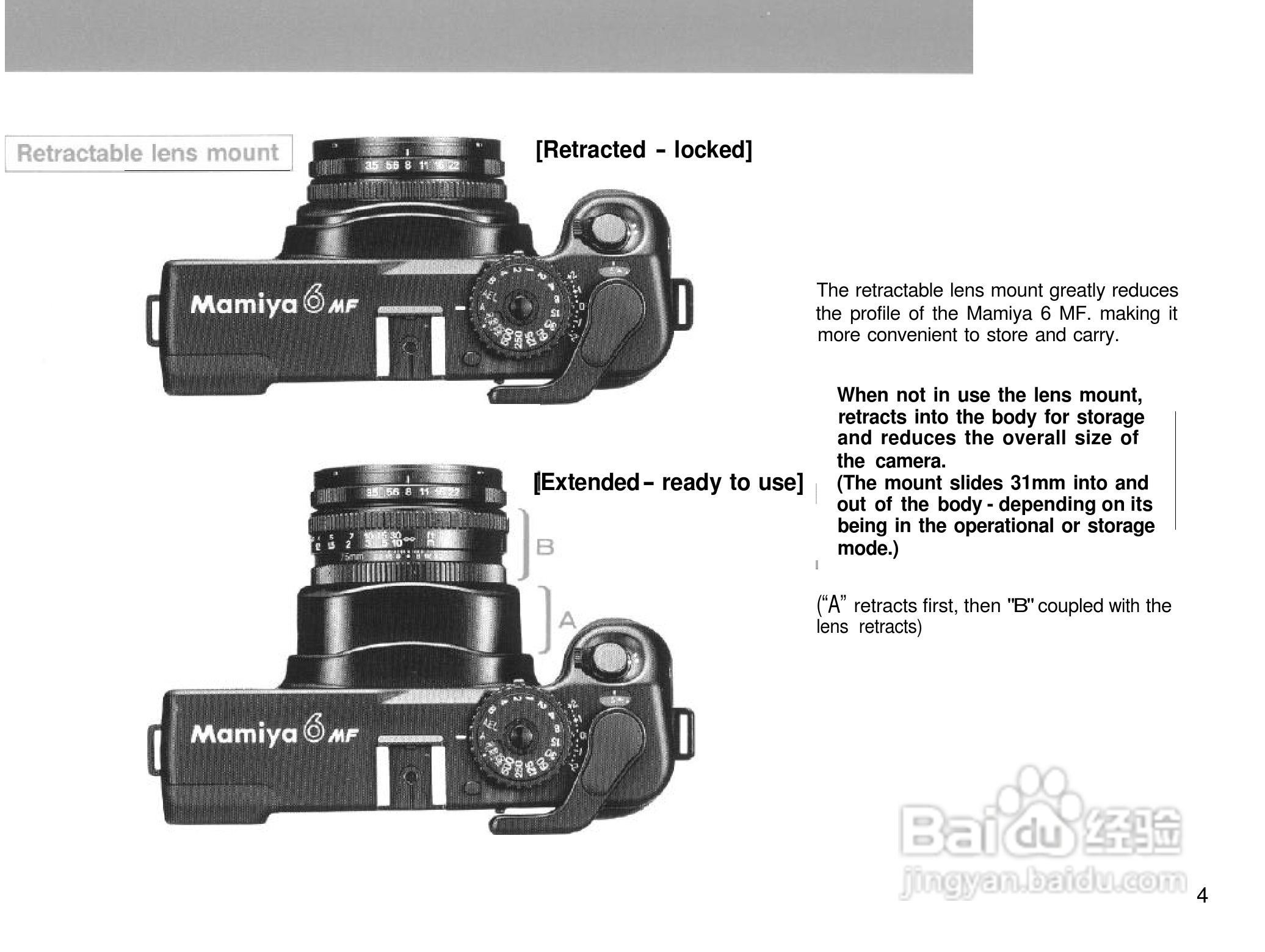 Mamiya 6MF数码相机说明书:[1]