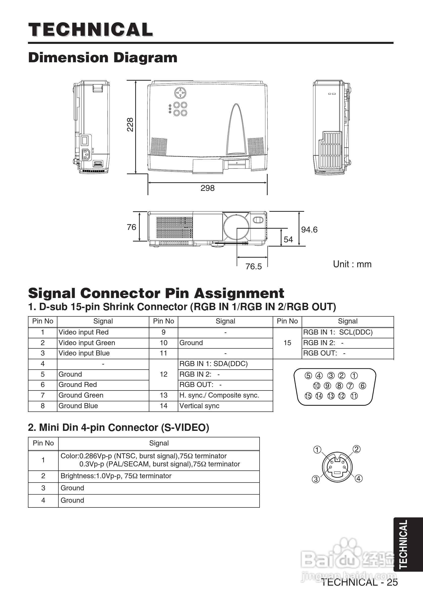 3M MP8647投影机说明书:[3]