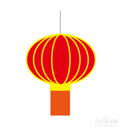 怎么用ai软件绘制大红灯笼