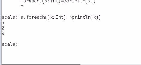 Scala 2.11 基础操作