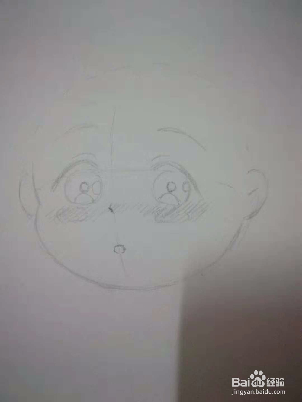 漫画水手服高中生人物手绘插画线稿教程