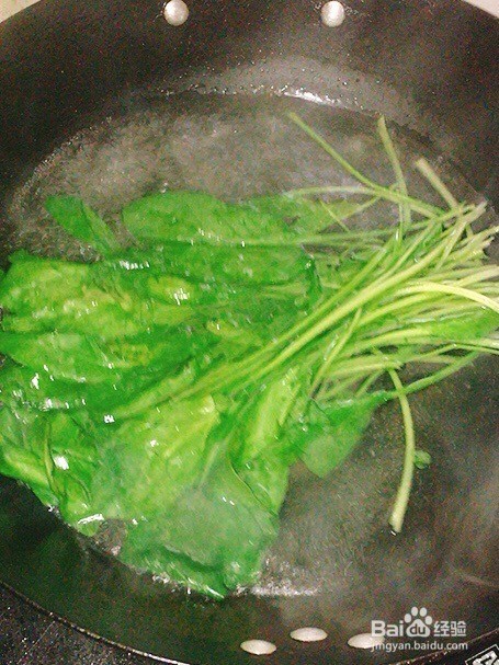 菠菜蛋烧的做法