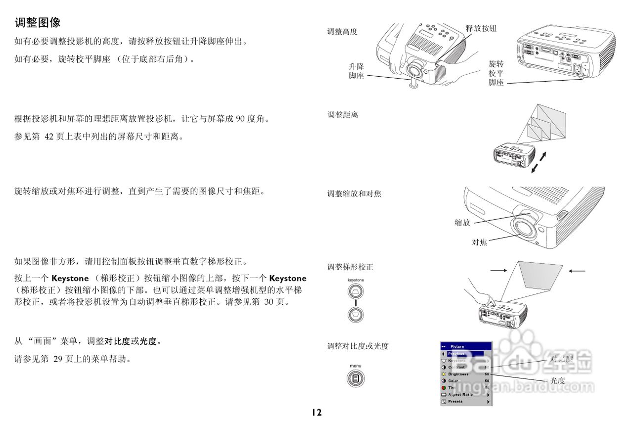 富可视 LP540投影机说明书:[2]