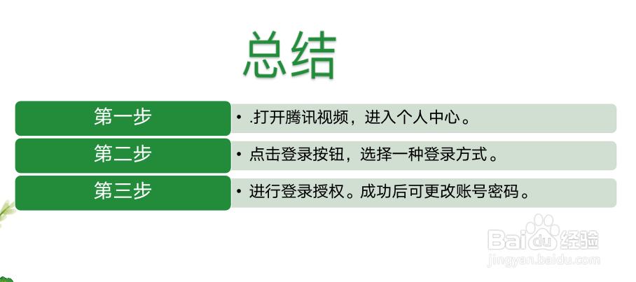 如何修改腾讯视频账号密码?