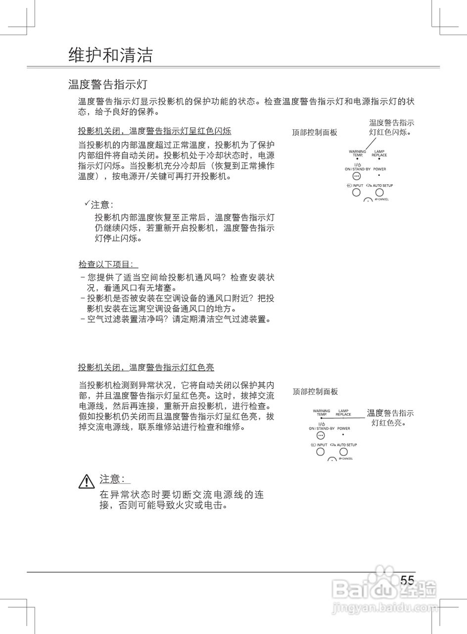 EIKI爱其 LC-XB33NI投影机说明书:[6]