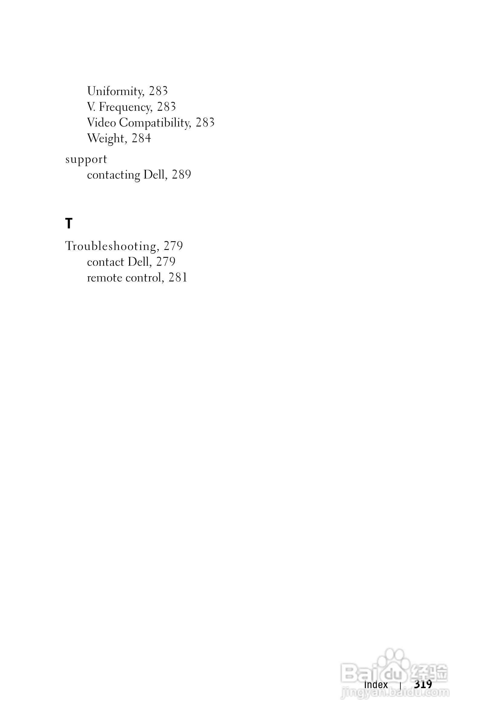 DELL Dell 1100MP Projector投影机说明书:[32]