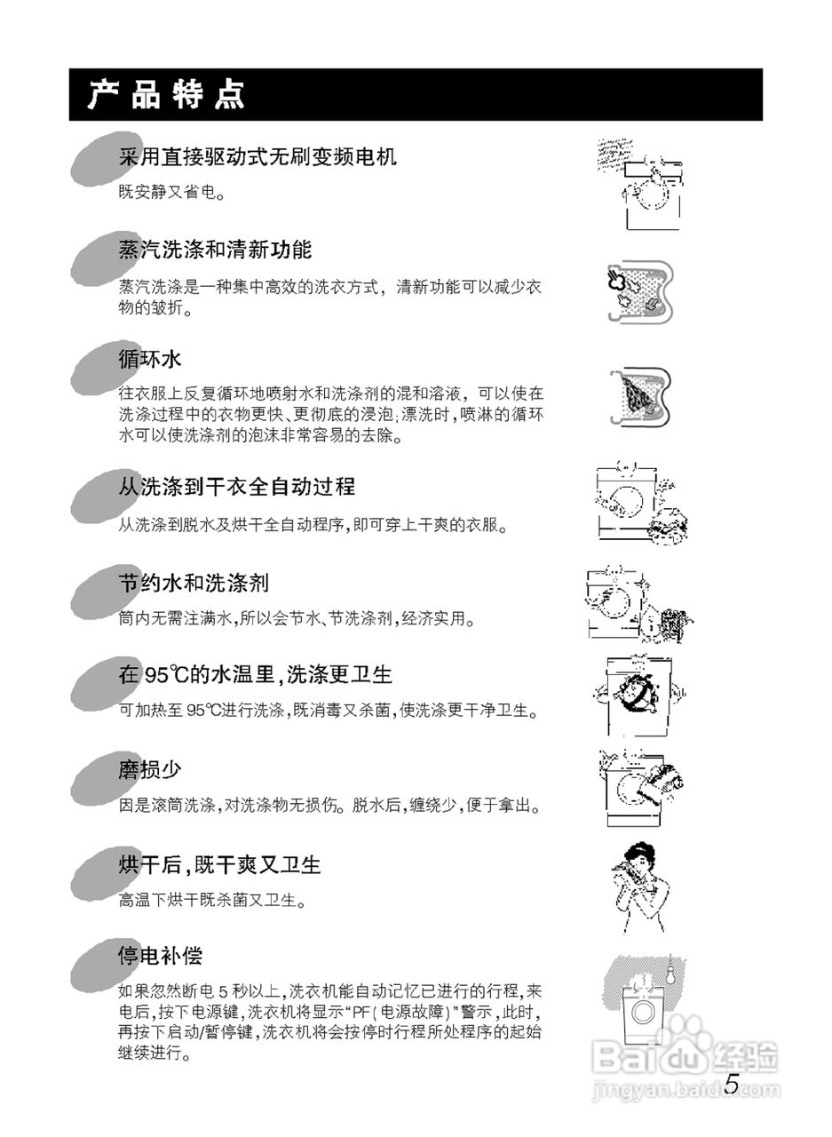 LG WD-A12195D洗衣机使用说明书:[1]