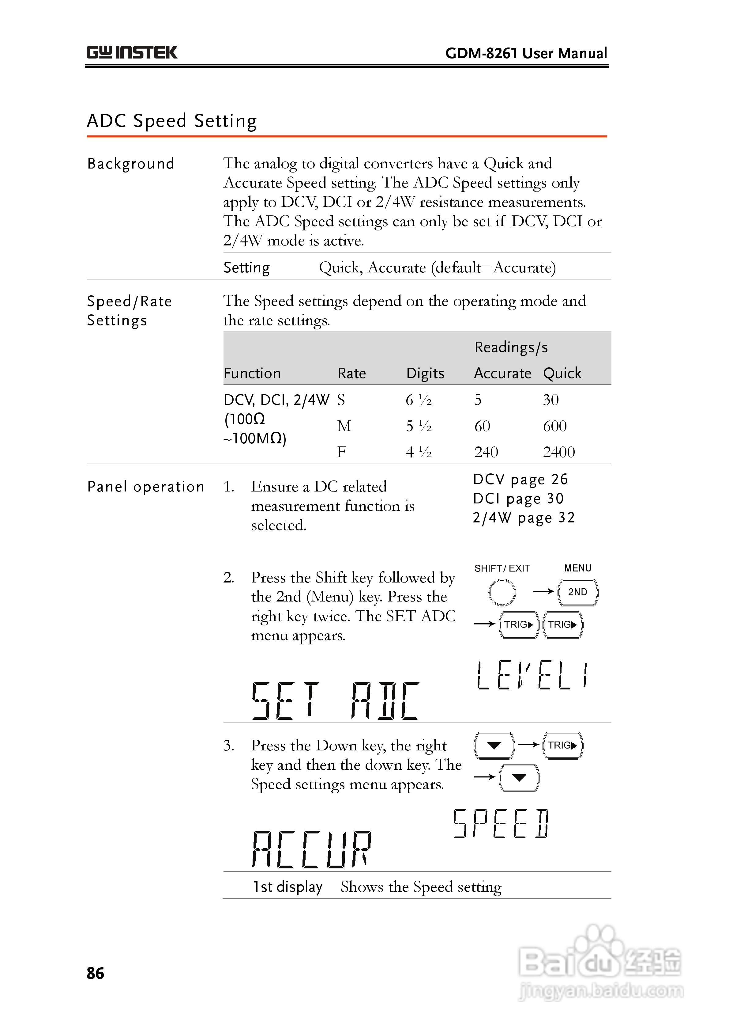 固纬GDM-8261数字万用表使用说明书:[9]