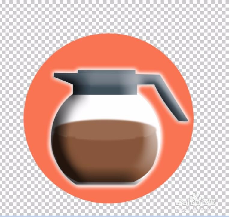 设计圆形咖啡壶