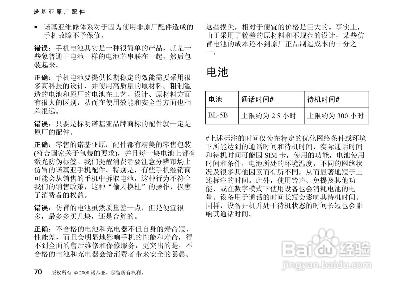 诺基亚 Nokia 5320di手机使用说明书:[8]
