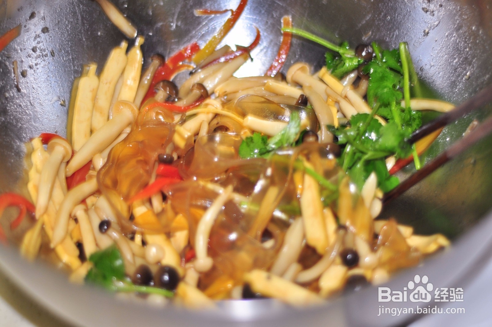 怎么做豆腐干拌双菇