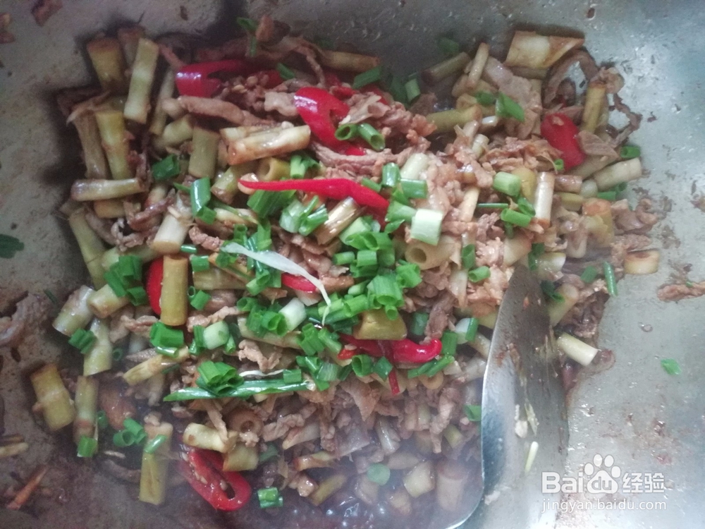 小酸笋炒肉丝