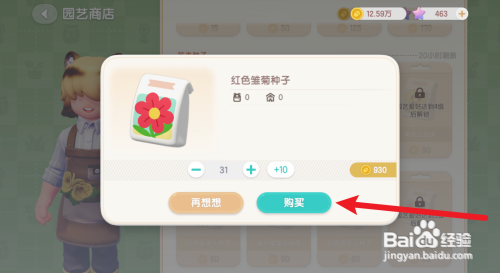 心动小镇怎么购买红色雏菊种子