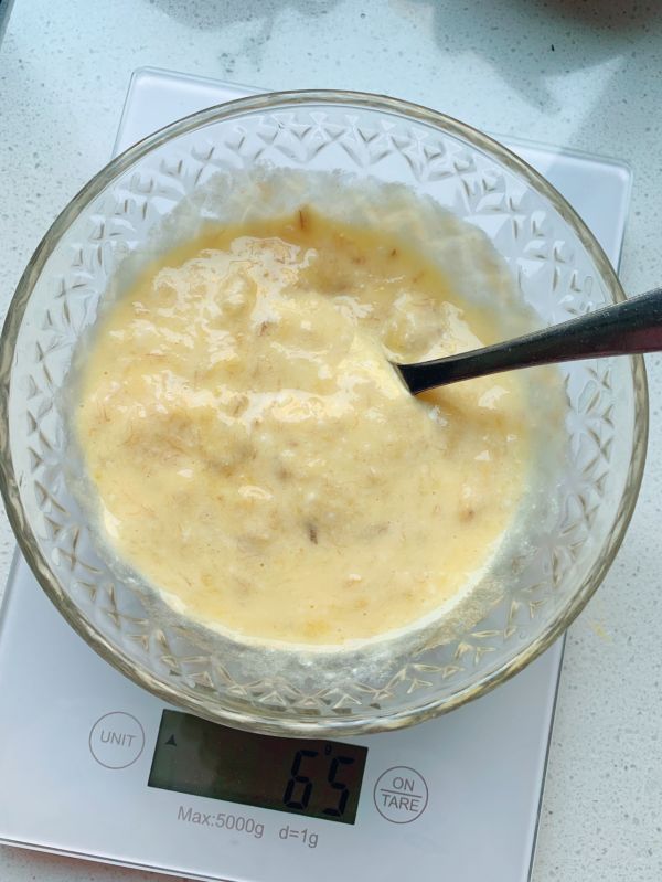 减脂黑全麦酸奶香蕉松饼