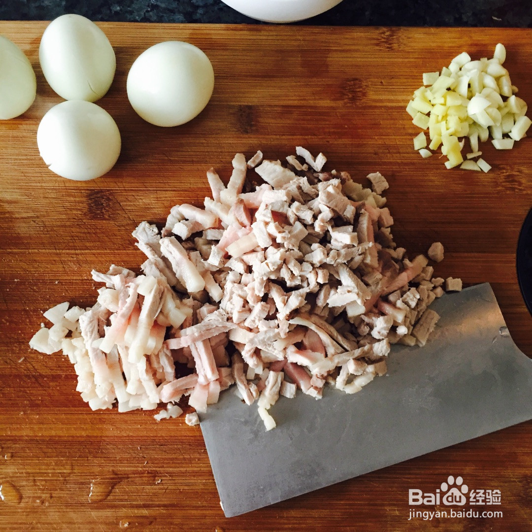 香菇卤肉饭的做法