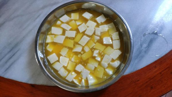 冬菇肉沫酱豆腐滑蛋