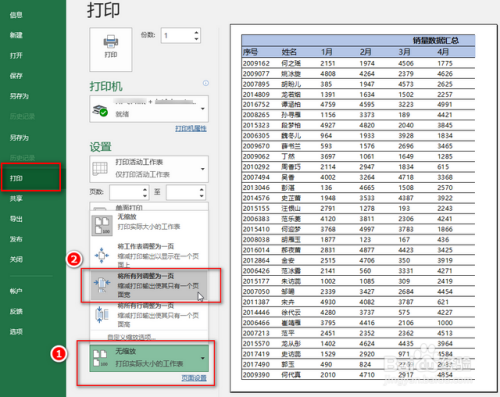 excel怎么打印到一页