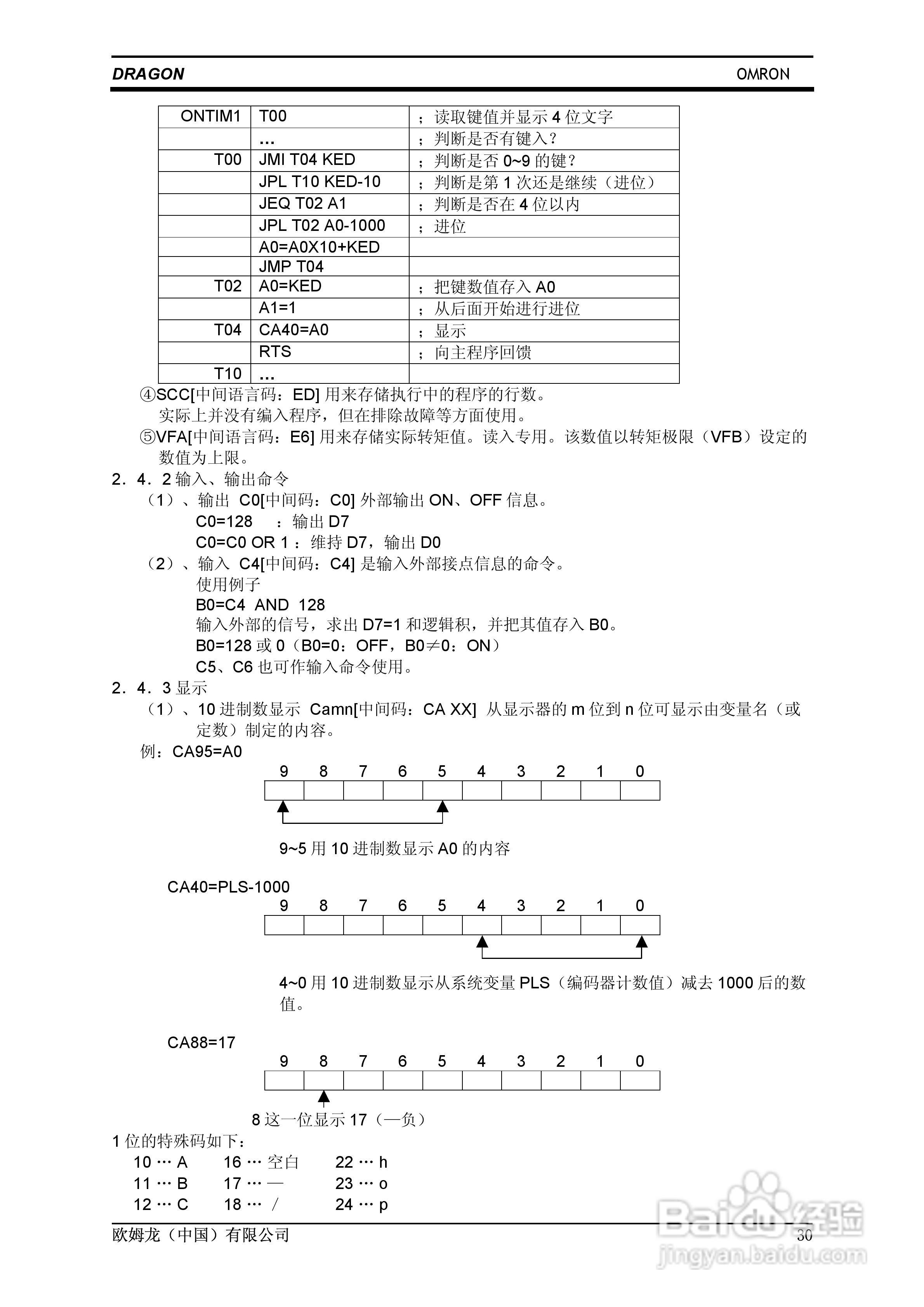 欧姆龙 SERVO鼠笼式电机变频伺服控制器操作手册:[4]