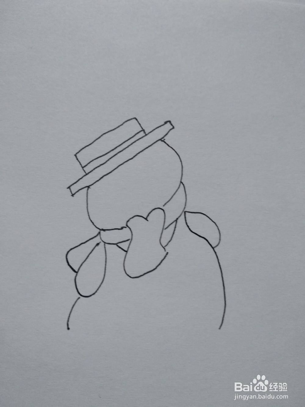 儿童冬天雪景的简单画法