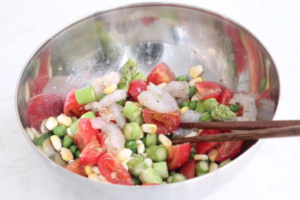 芝士虾仁吐司汉堡