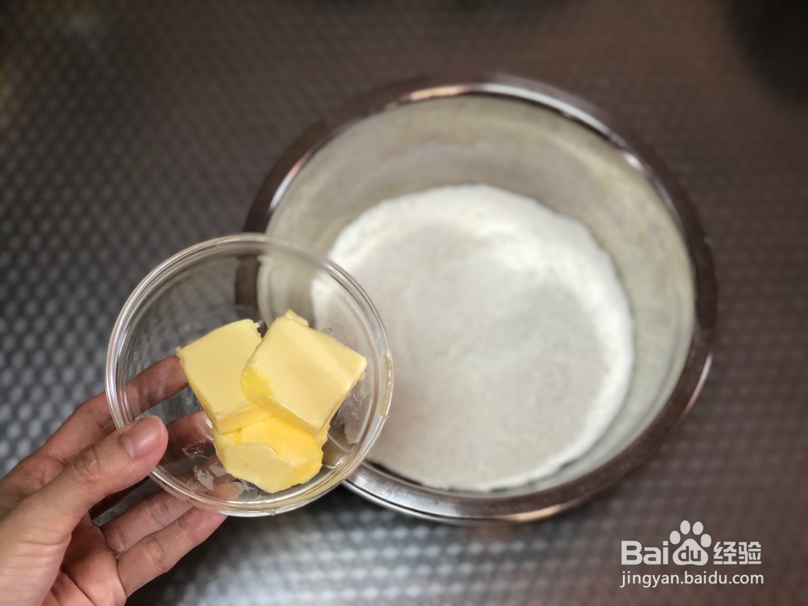 香葱肉松火腿司康的做法