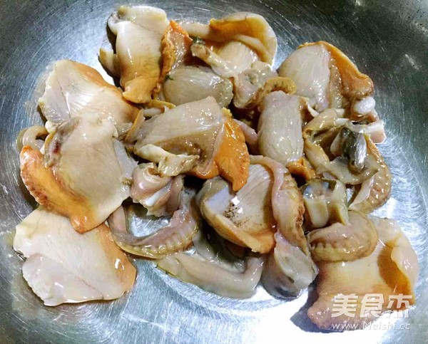 辣根赤贝的做法