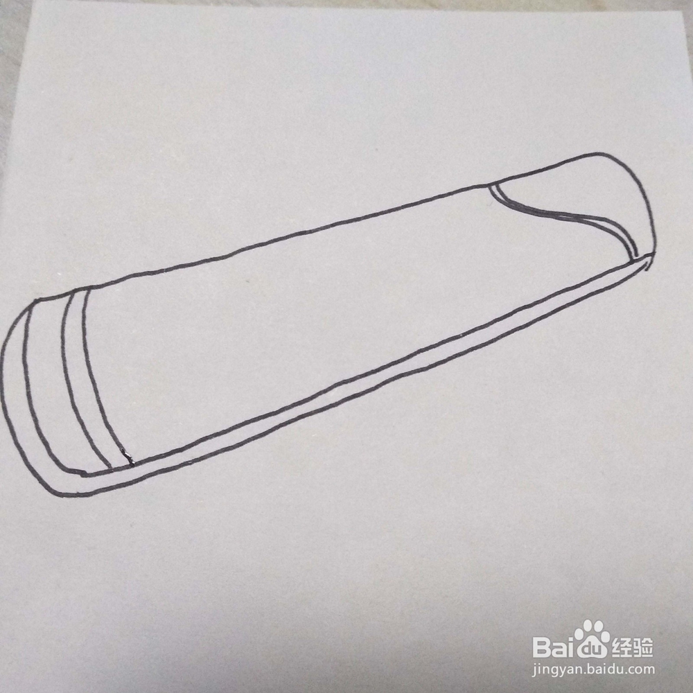 如何画一个古典风格的乐器古筝简笔画教程