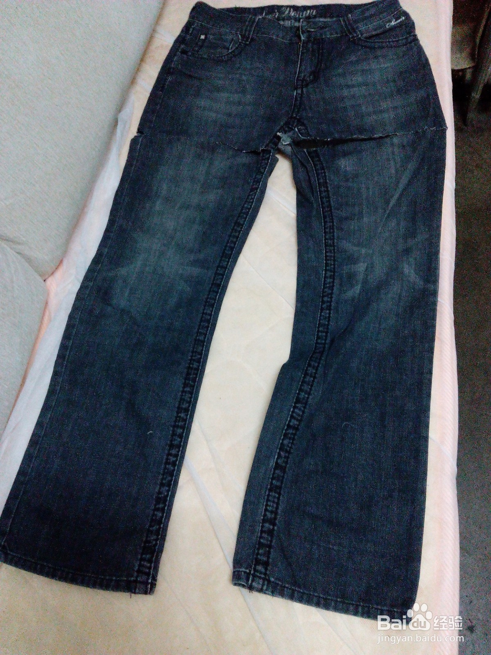 旧牛仔裤的变身