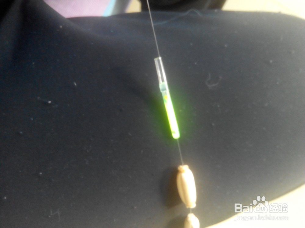 怎么在星漂安装夜光棒（二）塑料管套主线法