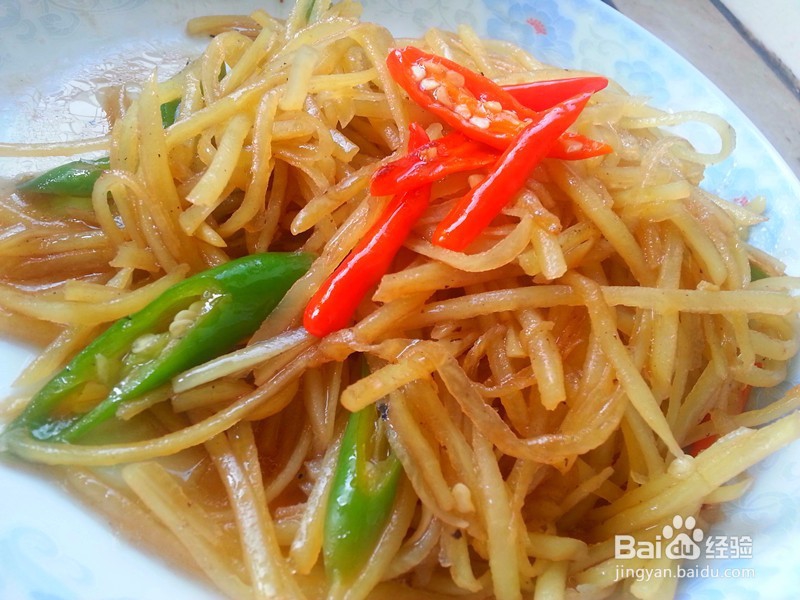 #美食#家常菜酸辣土豆丝的做法