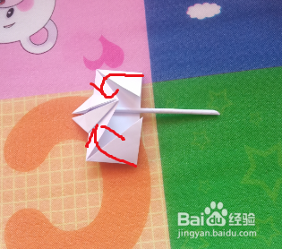 手工折纸之喷气式飞机的折法