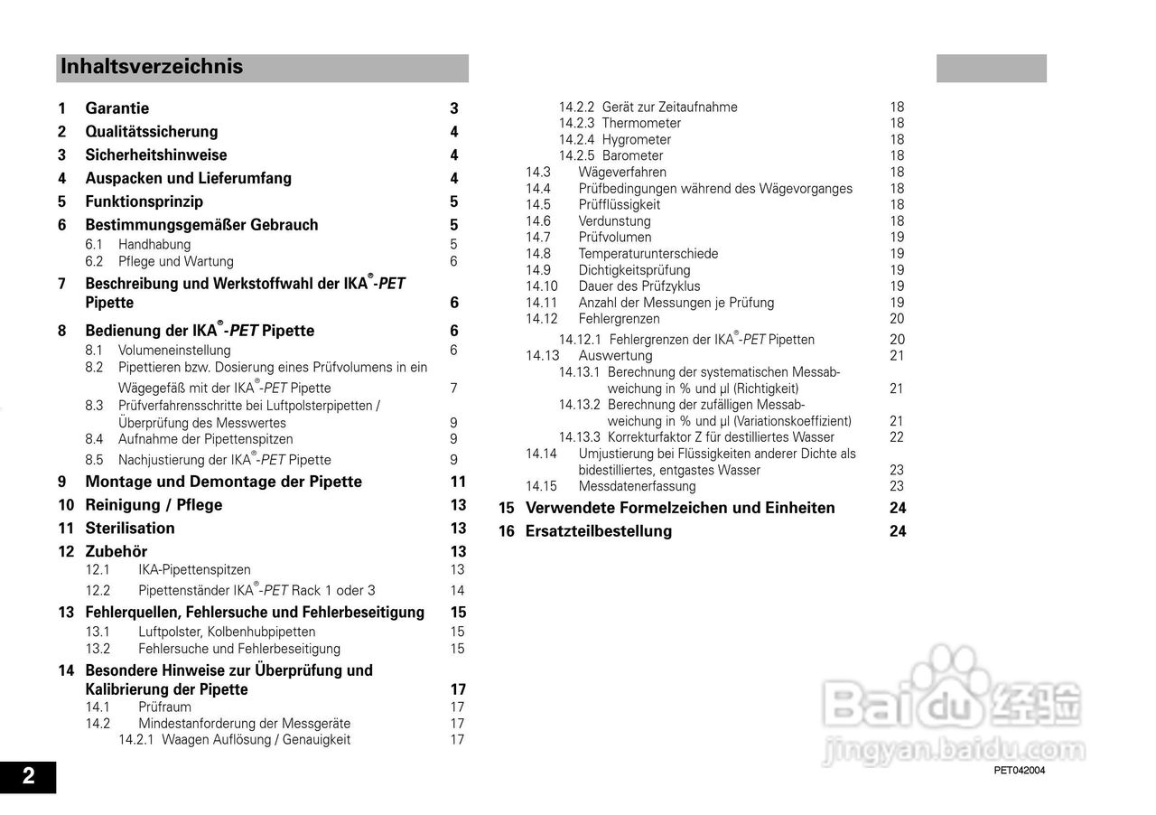 IKA IKA®-PET 50µl 定量移液器说明书:[1]