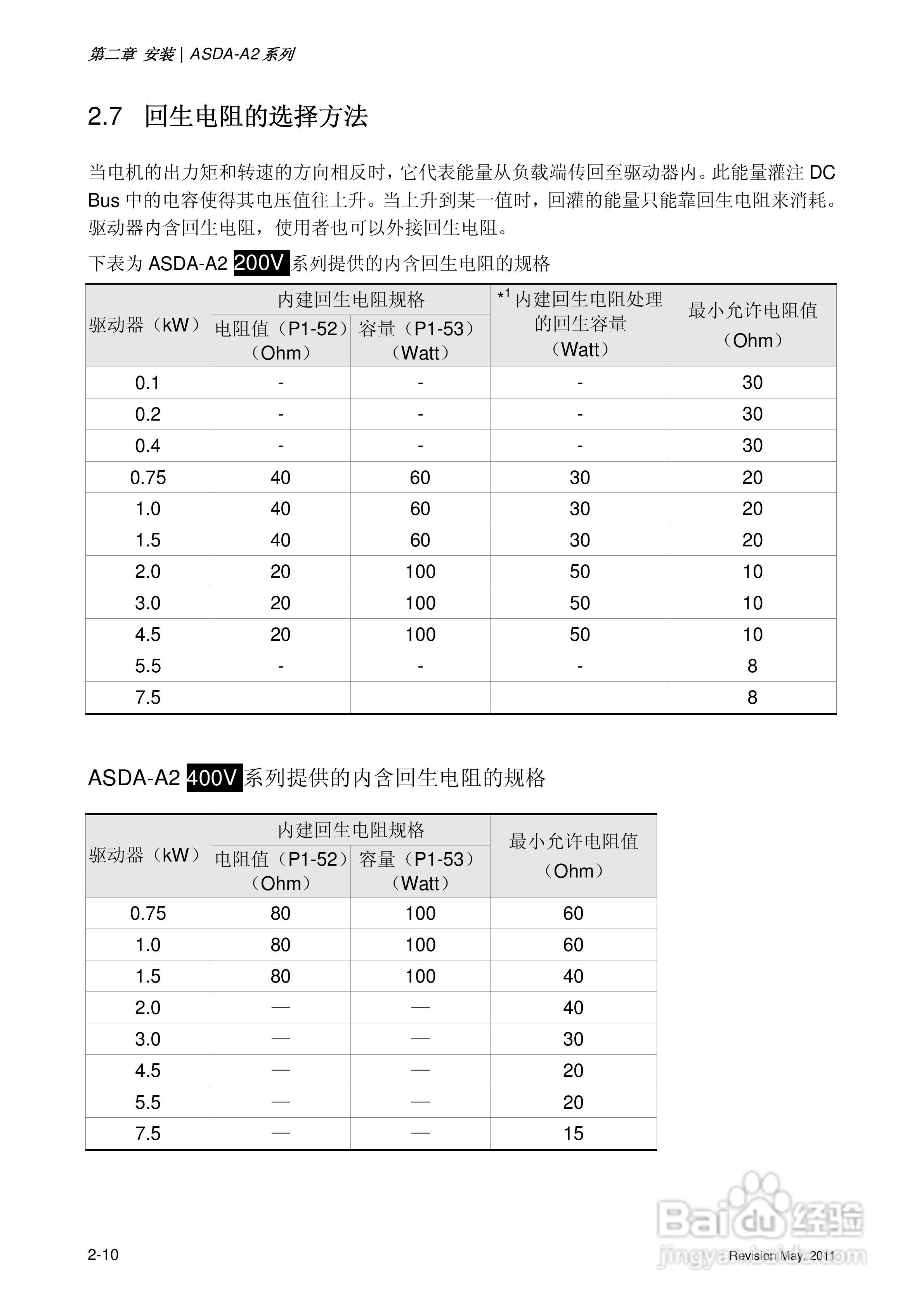 台达ASDA-A2伺服驱动器使用手冊:[4]