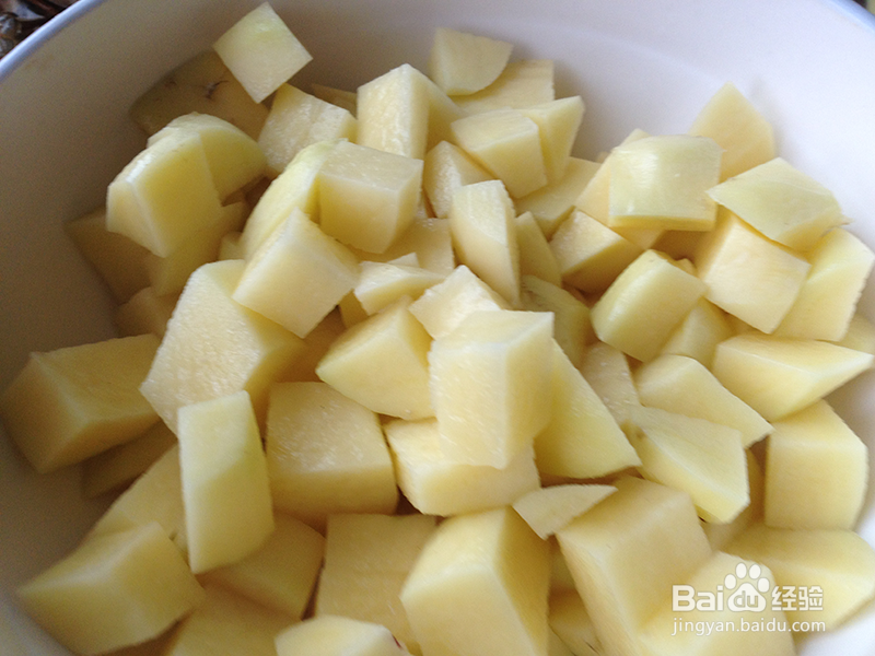 螃蟹酱土豆的做法之一