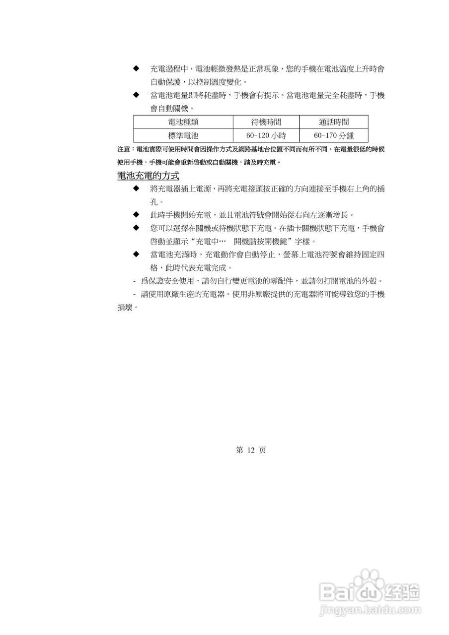 阿尔卡特OT-E205C手机使用说明书:[2]
