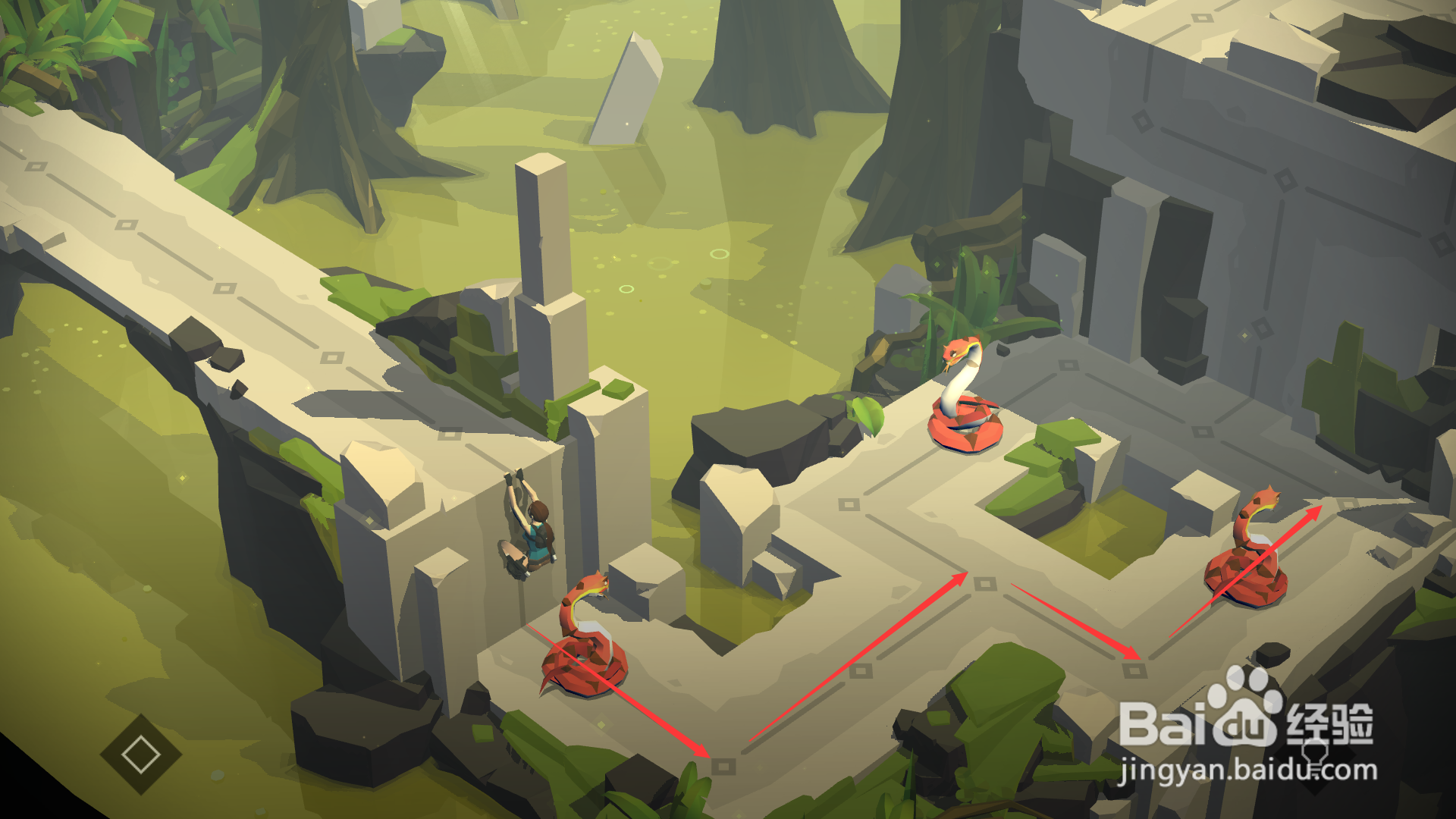 古墓丽影传说迷踪第二章第1关毒蛇沼泽攻略