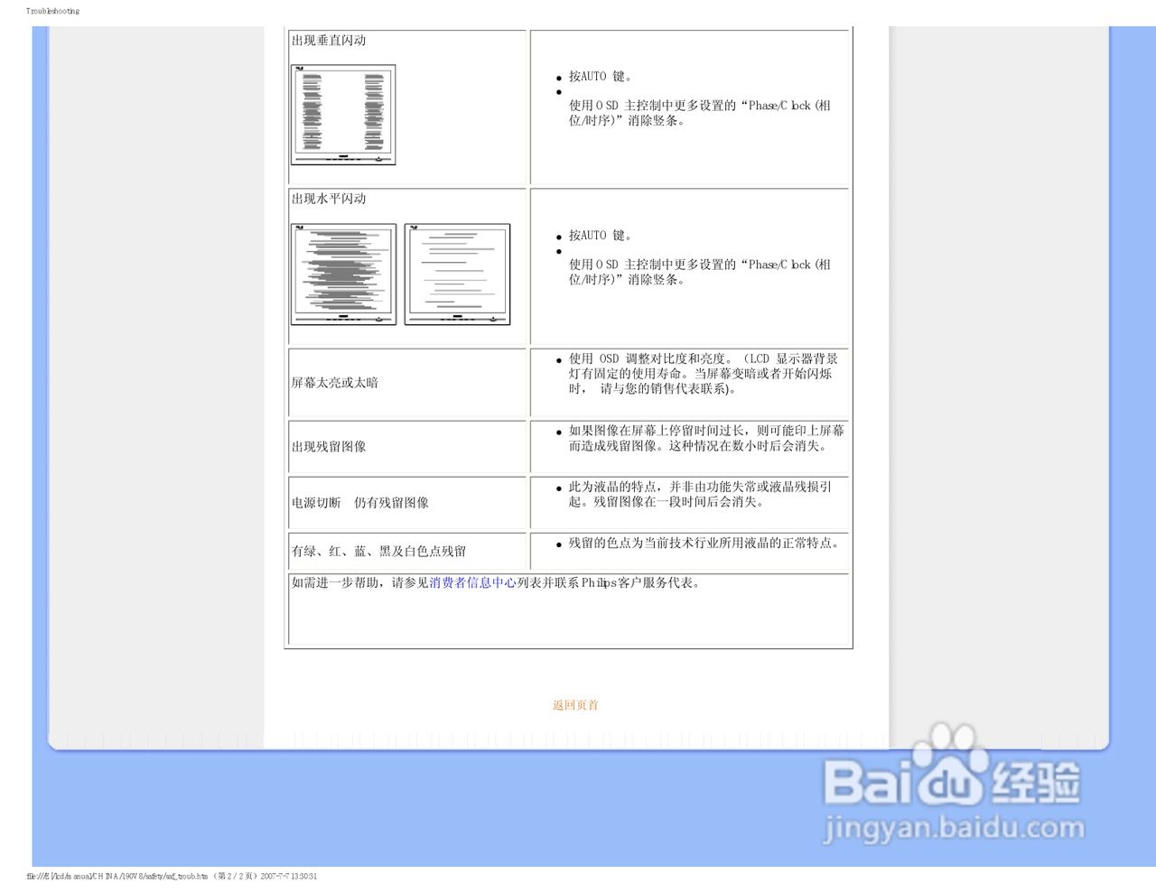 飞利浦90V8FB/93液晶显示器使用说明书:[2]