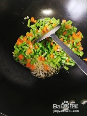 快手豇豆牛肉粥