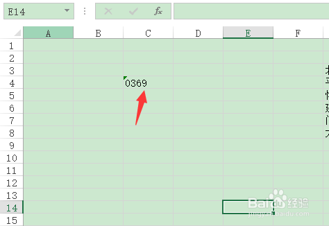 excel如何输入以0开头的数值？