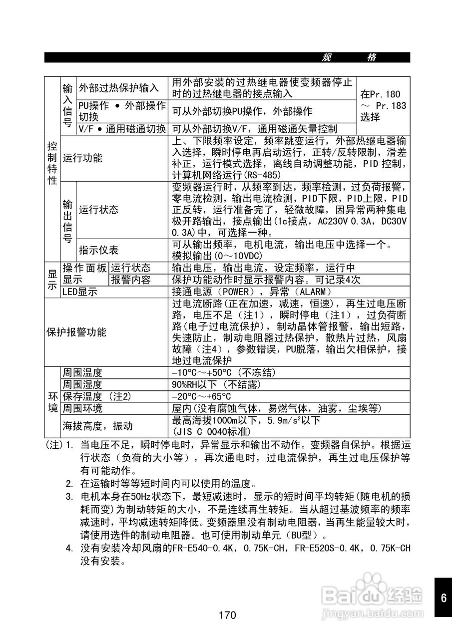 FR-E500系列变频调速器使用手册:[19]