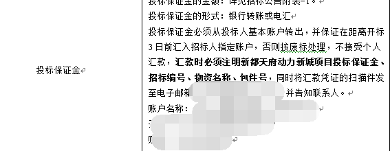 招标文件中的需要重点关注的内容有哪些